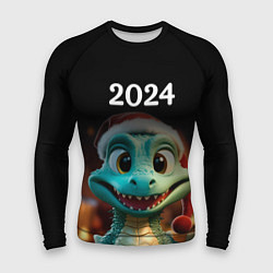 Рашгард мужской Дракон символ года 2024, цвет: 3D-принт