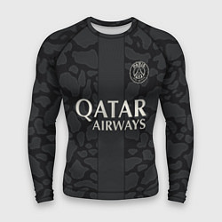 Рашгард мужской Лионель Месси форма ПСЖ 23-24 третья, цвет: 3D-принт