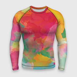 Рашгард мужской Спектр акварели, цвет: 3D-принт