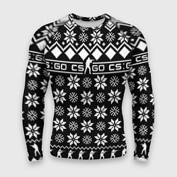 Мужской рашгард CS GO christmas sweater