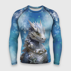Рашгард мужской Зимний дракон, цвет: 3D-принт