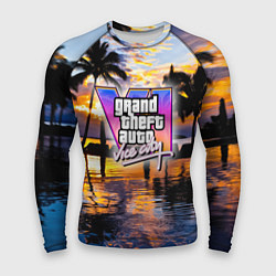 Мужской рашгард Grand theft auto 6 vice city