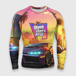 Мужской рашгард Auto GTA 6