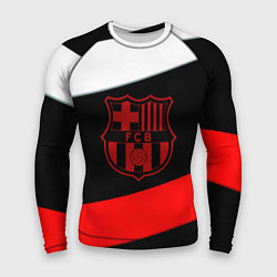 Рашгард мужской Barcelona stripes sport, цвет: 3D-принт