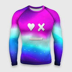 Мужской рашгард Love death robots neon gradient serial