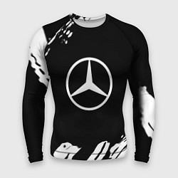 Рашгард мужской Mercedes benz краски спорт, цвет: 3D-принт