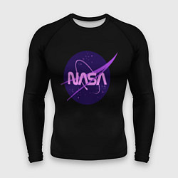 Мужской рашгард NASA neon space