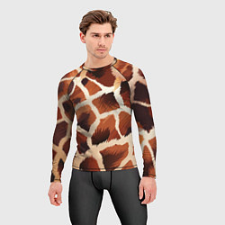 Рашгард мужской Пятнистый мех жирафа, цвет: 3D-принт — фото 2
