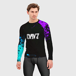 Рашгард мужской Dayz неоновые краски, цвет: 3D-принт — фото 2