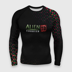 Рашгард мужской Alien Shooter космос тема, цвет: 3D-принт