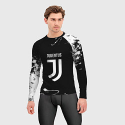 Рашгард мужской Juventus краски белые, цвет: 3D-принт — фото 2