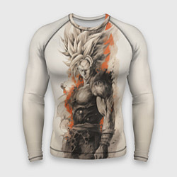 Рашгард мужской Super Saiyan Goku, цвет: 3D-принт