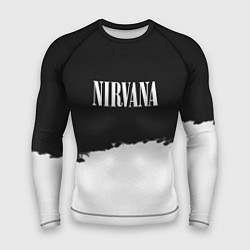 Мужской рашгард Nirvana текстура