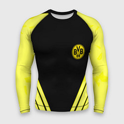 Мужской рашгард Borussia geometry yellow