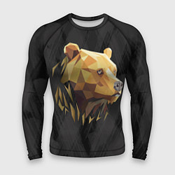 Рашгард мужской Русский бурый медведь 2024, цвет: 3D-принт