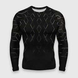 Мужской рашгард Чёрные текстуры броня