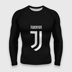 Рашгард мужской Juventus sport fc белое лого, цвет: 3D-принт