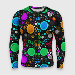 Рашгард мужской Разноцветные круги, цвет: 3D-принт