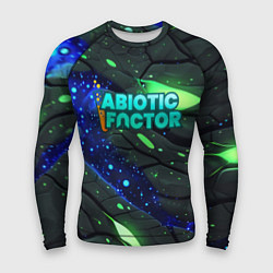 Рашгард мужской Abiotic Factor logo bright neon, цвет: 3D-принт