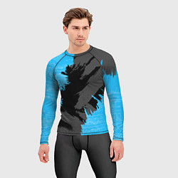 Рашгард мужской Extreme blue, цвет: 3D-принт — фото 2