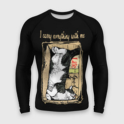 Рашгард мужской Всё своё ношу с собой, цвет: 3D-принт