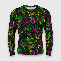 Мужской рашгард Тропический ананасовый коктейль