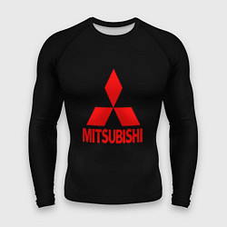 Рашгард мужской Mitsubishi red logo, цвет: 3D-принт