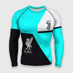 Мужской рашгард Juventus x Liverpool geometry