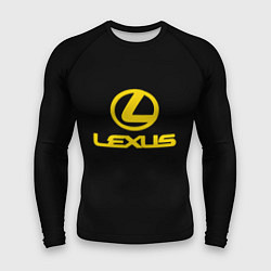 Мужской рашгард Lexus yellow logo