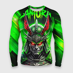 Рашгард мужской Samurai green, цвет: 3D-принт