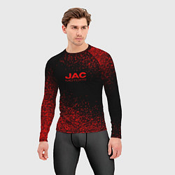 Рашгард мужской Jac motors чёрно-красный, цвет: 3D-принт — фото 2