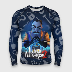 Мужской рашгард Привет сосед из игры Hello Neighbor