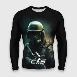 Рашгард мужской CS counter terrorist, цвет: 3D-принт