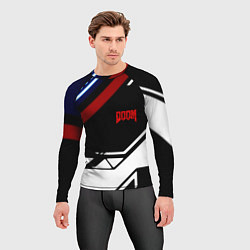 Рашгард мужской Doom steel geometry, цвет: 3D-принт — фото 2