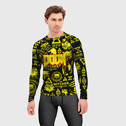 Рашгард мужской Doom x Witcher, цвет: 3D-принт — фото 2
