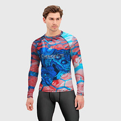 Рашгард мужской Chernobylite monster, цвет: 3D-принт — фото 2