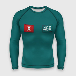 Мужской рашгард Игрок 456 - Игра в кальмара