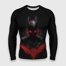 Мужской рашгард Neon Batman in the dark