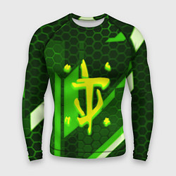 Рашгард мужской Doom geometry green, цвет: 3D-принт