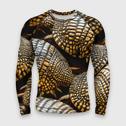 Рашгард мужской Панцири броненосцев, цвет: 3D-принт