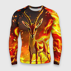 Мужской рашгард Газель в огне