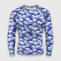 Мужской рашгард Голубые бриллианты