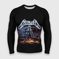 Рашгард мужской Metallica - neon fantasy, цвет: 3D-принт