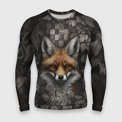 Мужской рашгард Внимательный лис