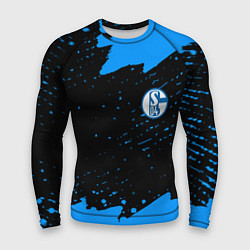 Мужской рашгард Schalke 04 fc blue color