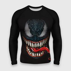 Мужской рашгард Веном зубастый