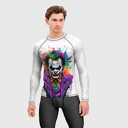Рашгард мужской Джокер с галстуком, цвет: 3D-принт — фото 2