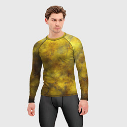 Рашгард мужской Золотая ржавая текстура, цвет: 3D-принт — фото 2