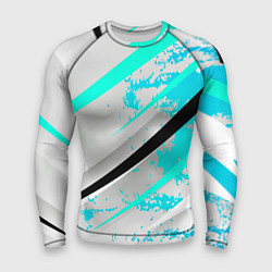 Мужской рашгард Color white light blue