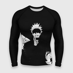 Рашгард мужской Сатору годжо битва, цвет: 3D-принт